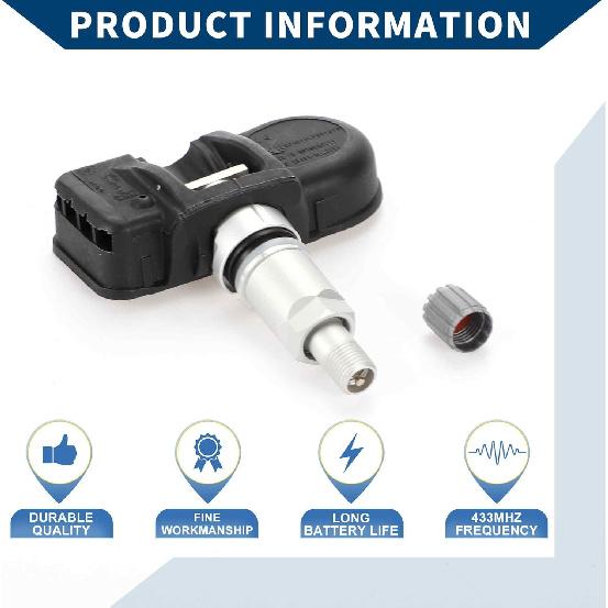 No.56029359AB Tire Pressure Sensor for Jeep Grand Cherokee Commander 2008-2010 Tire Pressure Monitoring Sensor 1 Pcs