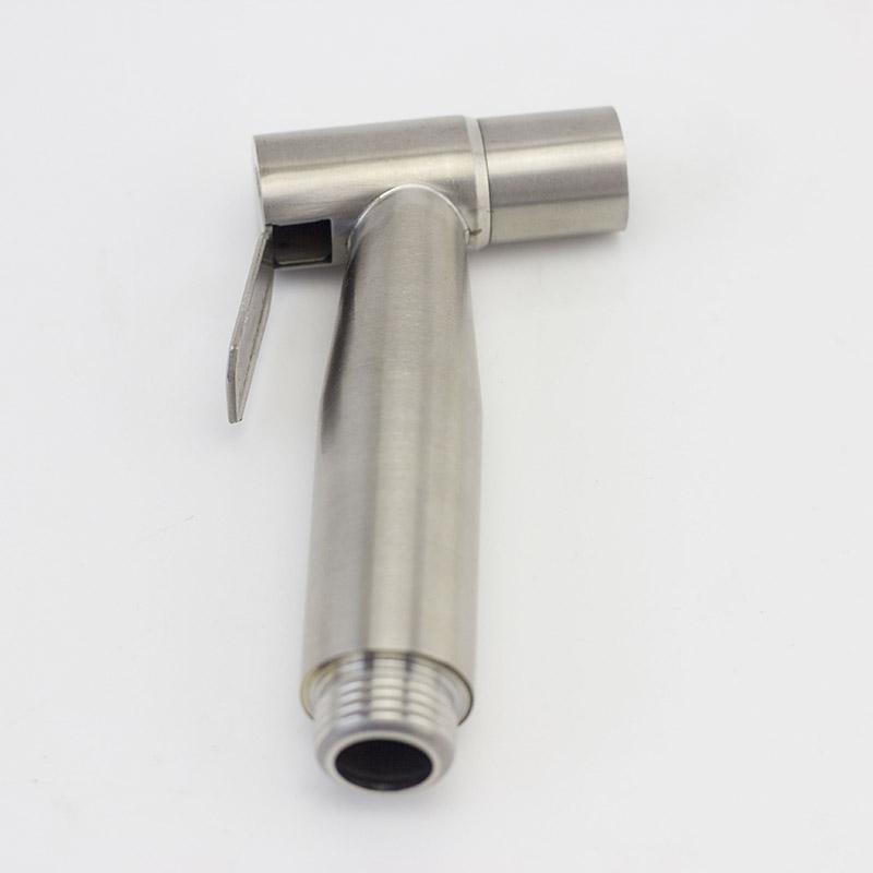 Black Silver Hand Toilet Bidet Sprayer Set Stainless Steel 2m Water Hose Valve Diverter Holder Faucet Wc Bathroom Shower Head