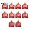 Christmas Atmosphere Decoration Cards 10 Pcs 3D Tree Greeting Cards, Holiday Postcards Decorative Bulk for New Year, Winter Xmas Party Supplies