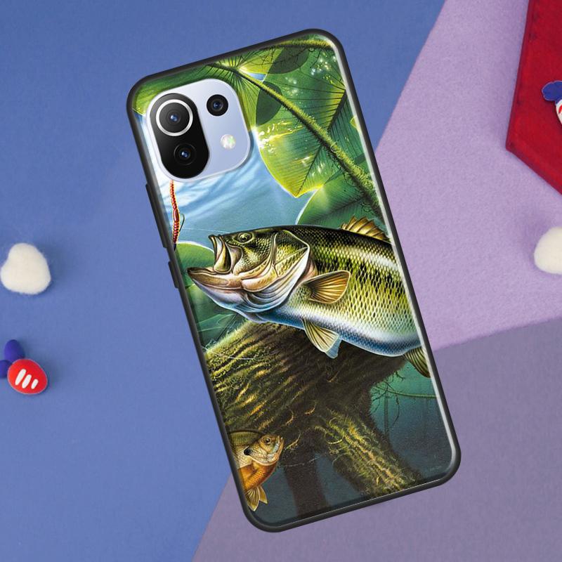 Fishing Painting Cover For Xiaomi 14 13 Ultra 11T 12T 13T 14T Pro POCO X7 Pro X3 X5 F3 F5 F6 M6 X6 Pro Case