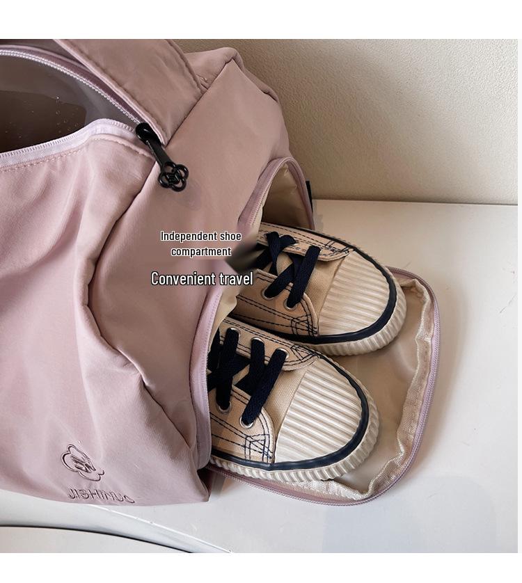 Large Capacity Waterproof Carry-on Bag for Short Trips - Unisex Travel and Fashion Storage