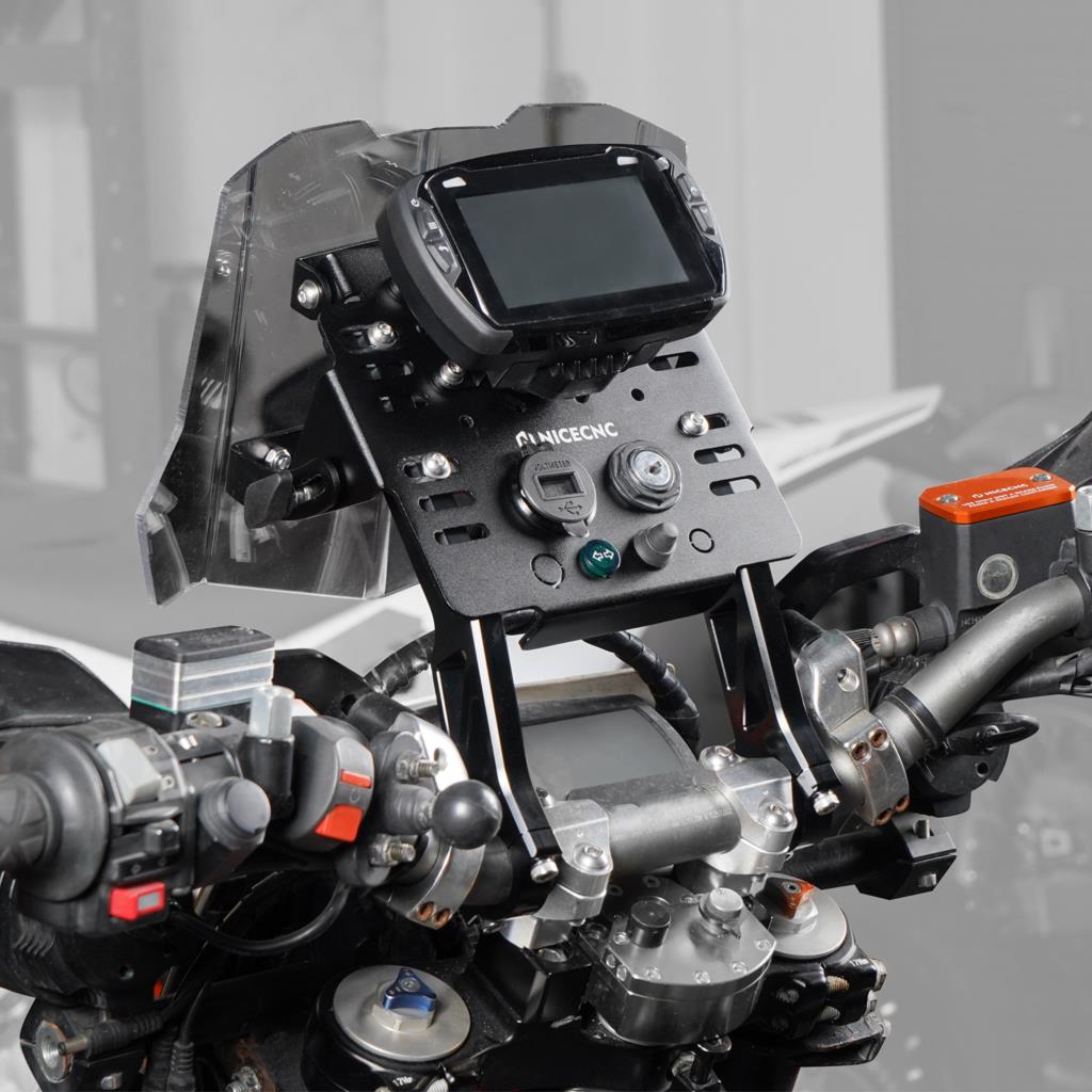 GPS Mount Bracket Mini Fairing Kit For KTM EXC 300 SXF 450 Husqvarna TE 300 GasGas EC 300 Beta RR 300 Honda Yamaha Suzuki Sherco