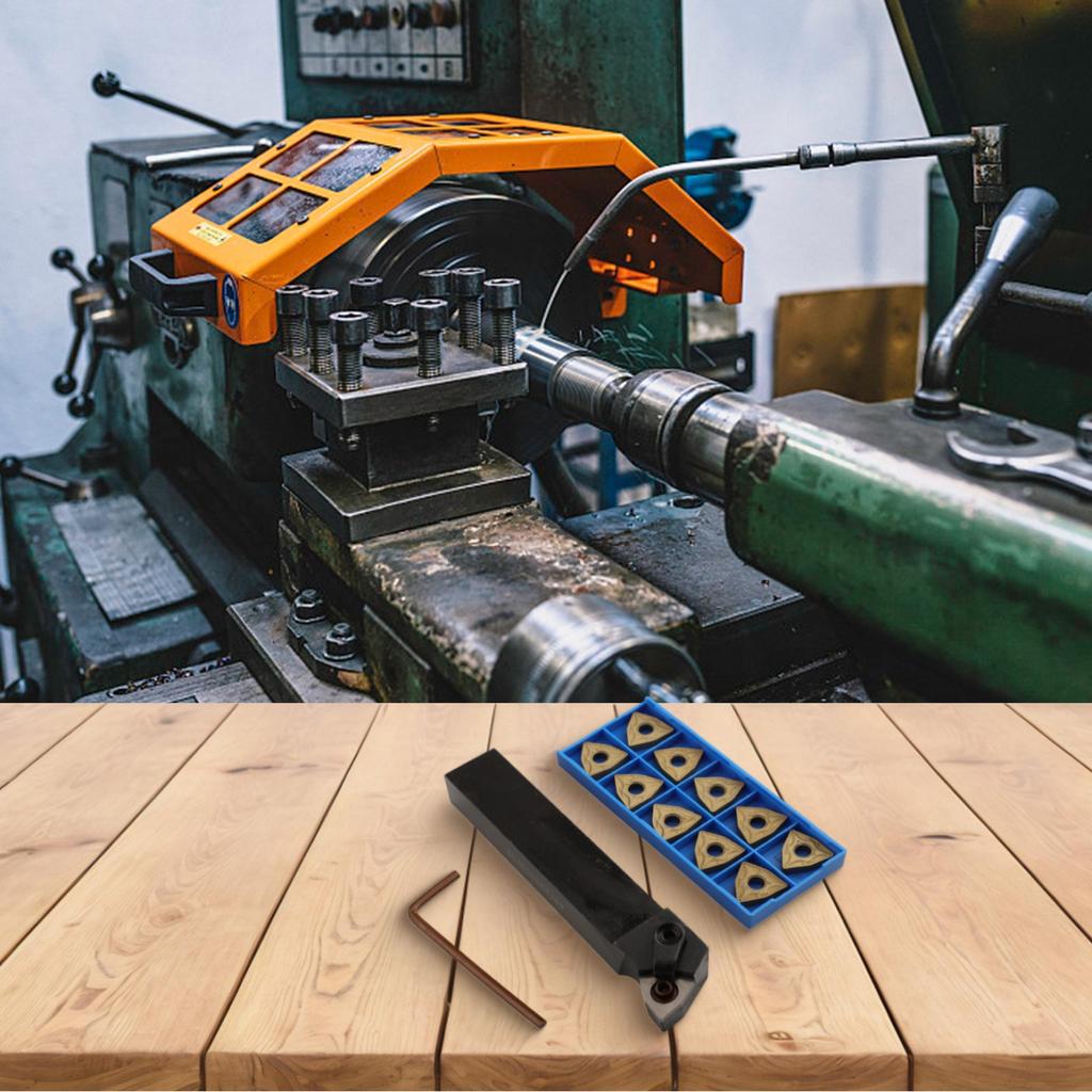 Carbide Inserts Set Lathe Turning Tool Holder MWLNR2020K08 Holder