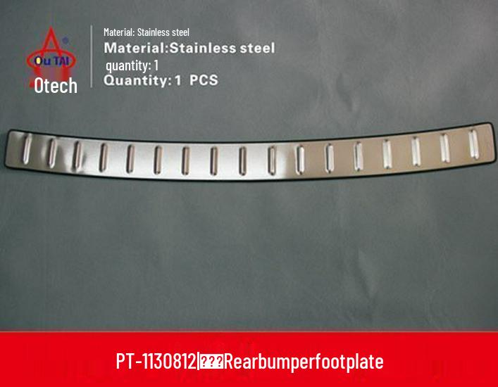 Stainless Steel Rear Bumper Guard Plate for Peugeot 308 (15 Models)