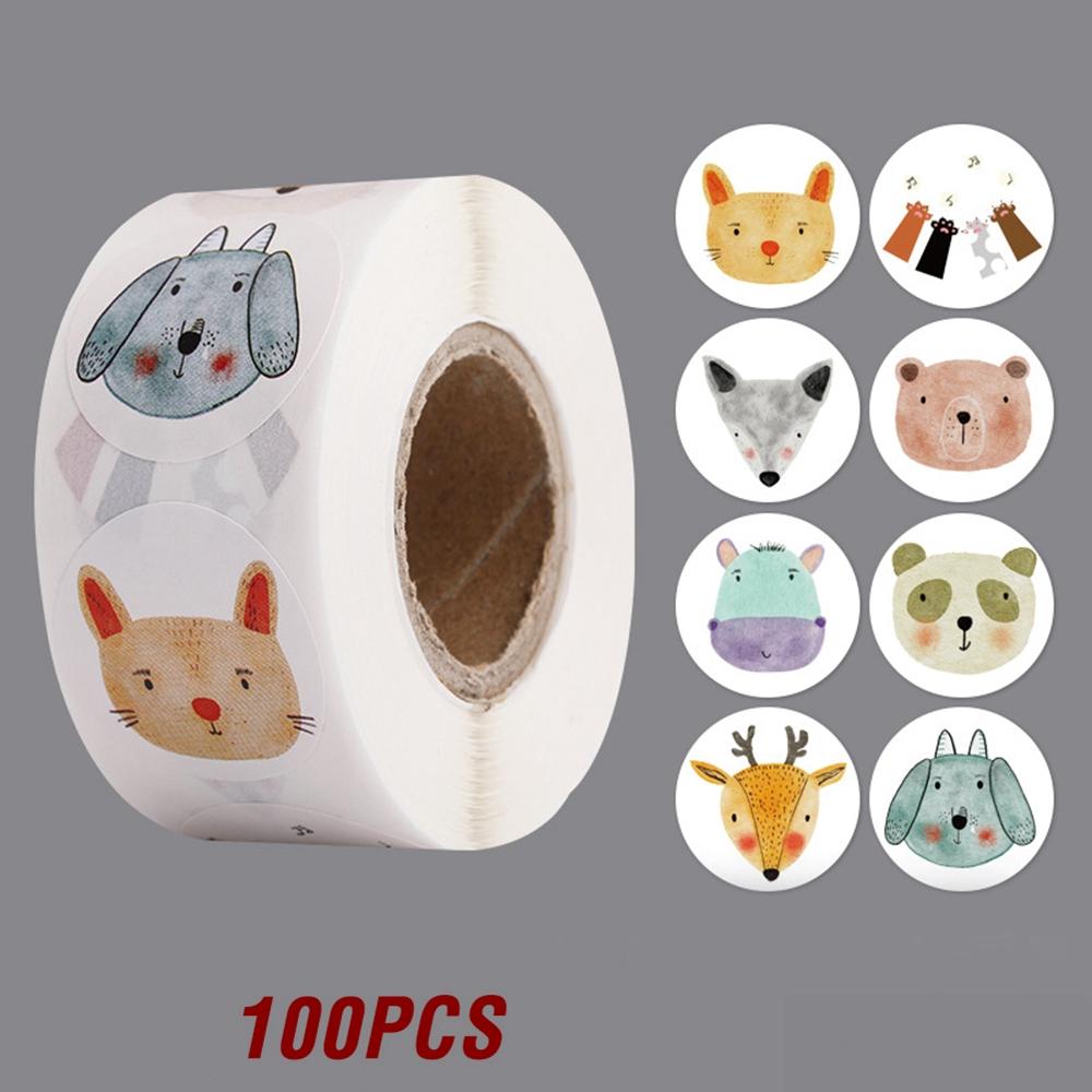 100-500Pcs High-Standard Teacher Reward Premium-Quality Sticker Premium-Quality Fun First-Class Motivation Superior-Grade Animal Premium-Quality