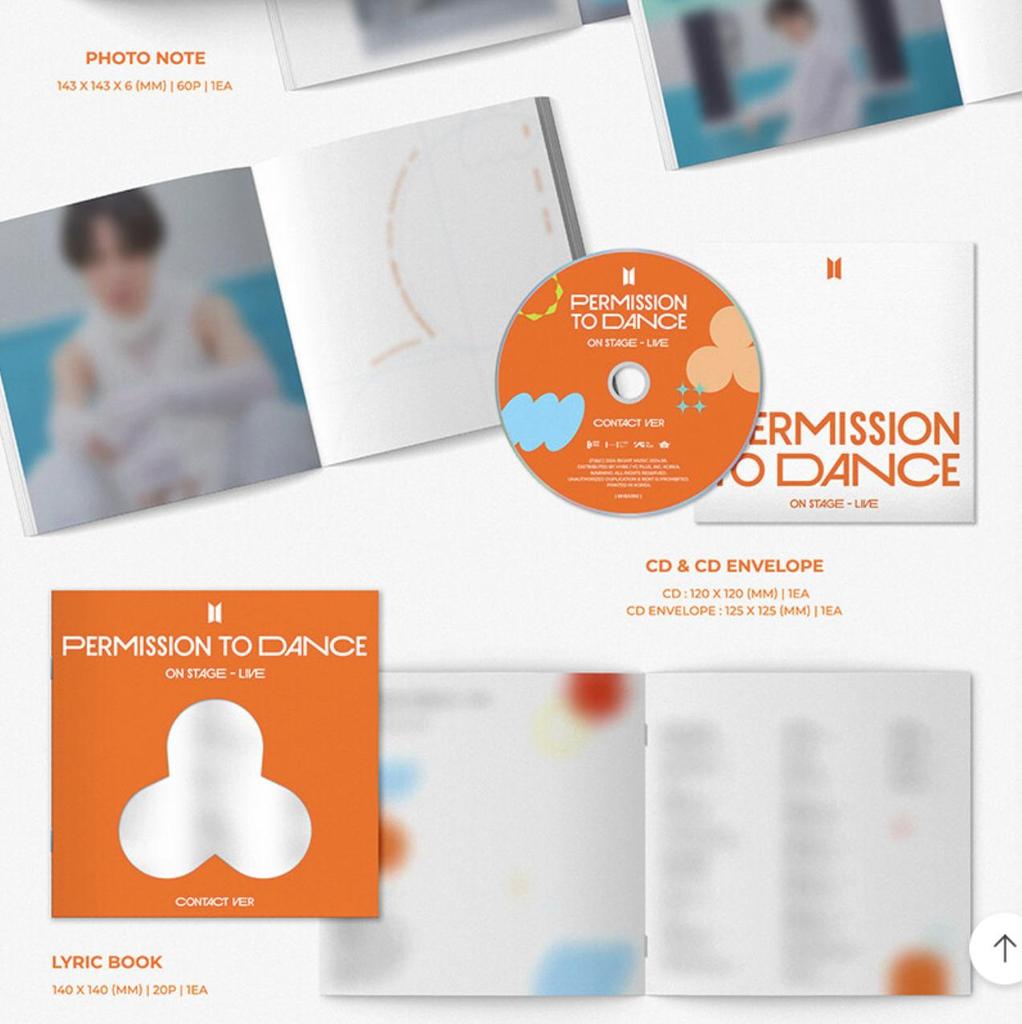 [SET] BTS – PERMISSION TO DANCE ON STAGE – LIVE (2 Versionen: Kontakt + Verbinden)| Offizielles Album