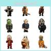 Gnomi Horror Înfricoșători Pentru Decorațiuni de Grădină de Halloween Figurine din Rășină Lucrate Manual