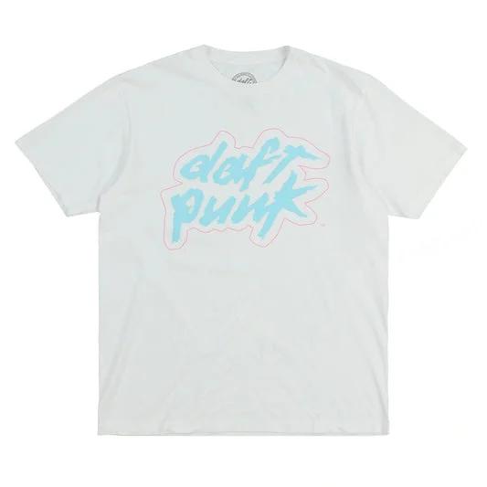 

2024 Daft Punk TShirt Summer Men Cotton Tops Tees Women Casual Clothing Unisex Women Fashion Solid Color Short Sleeve Streetwear 4XL