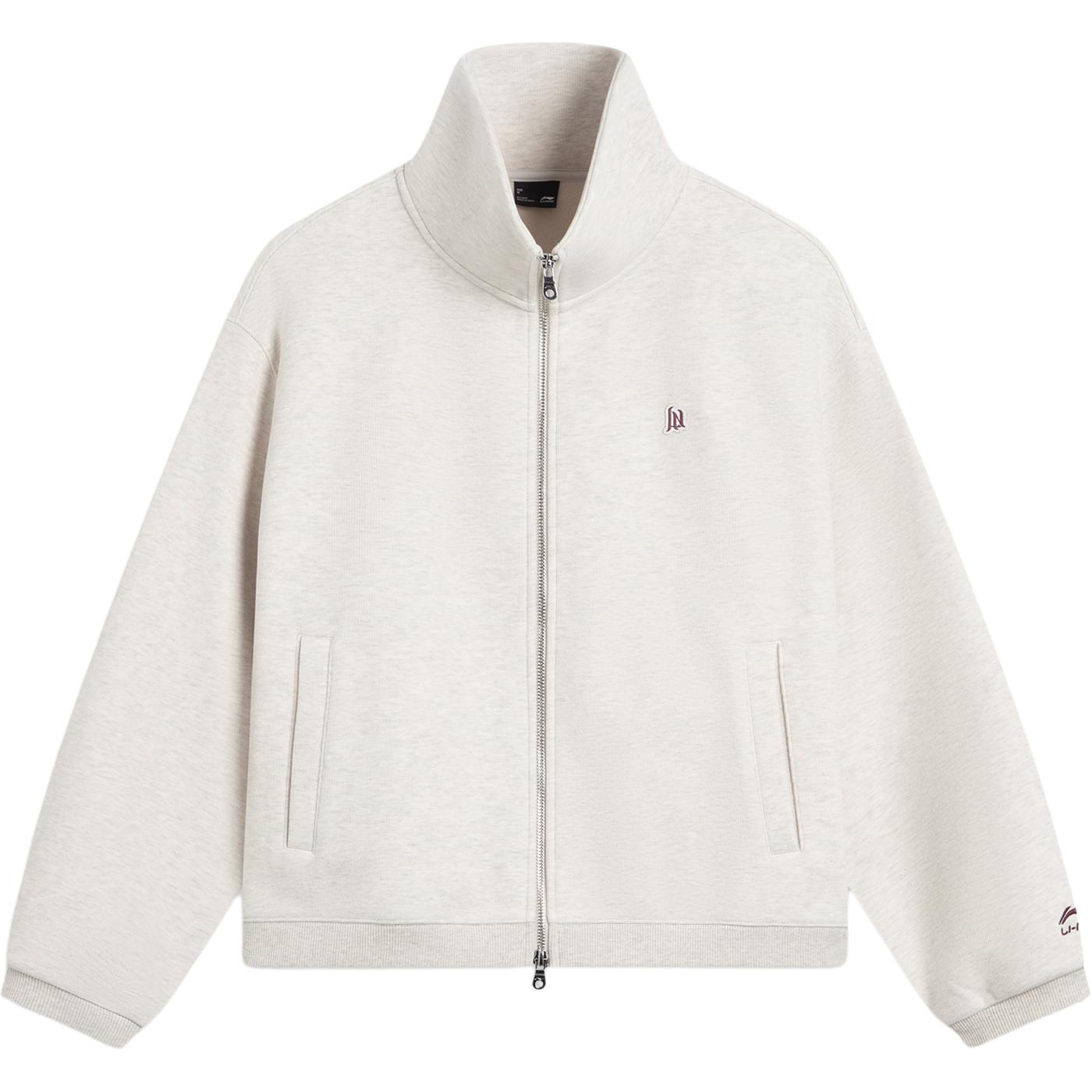 

Спортивная серия Li Ning Свободный крой Воротник-стойка Куртка с логотипом Женская куртка AWDVC20-2 XL