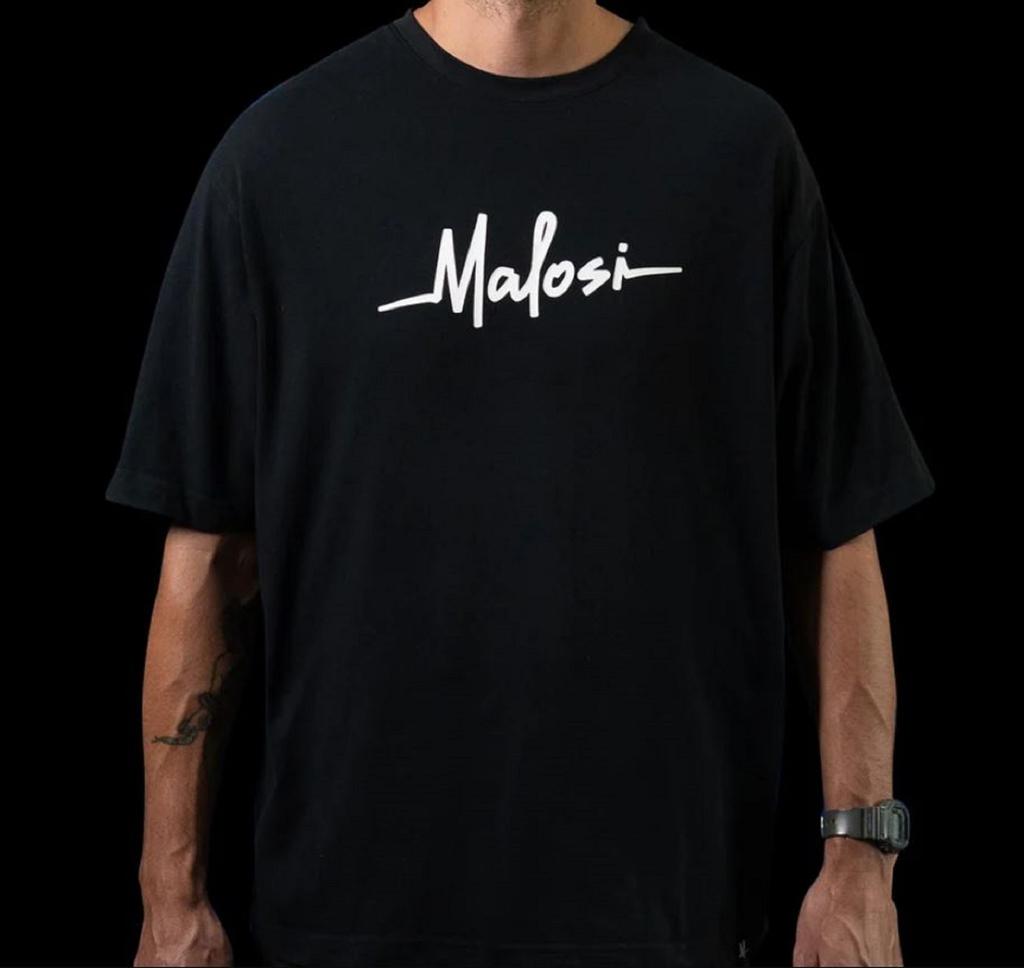 Malosi MAL-AP001-BLK-M Tee Shirt Staple Black Size M (2317)