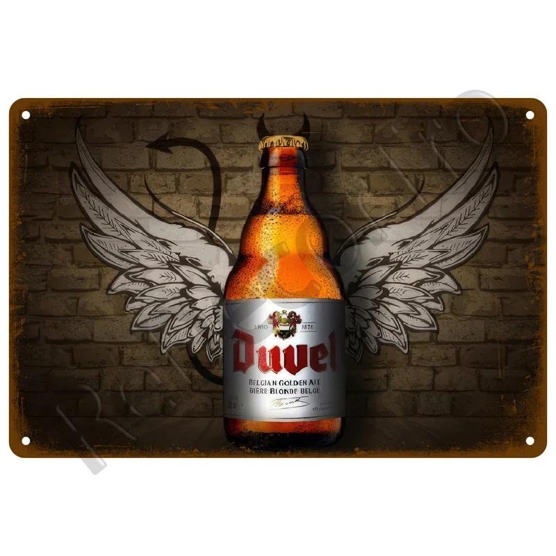 Tin Sign Home Decor Rum Brand Vintage Cold Beer Drink Wine Metal Sign Funny Poster For Bar Pub Club Man Cave Wall Decoration Art