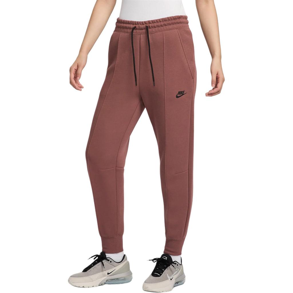 Nike Knitted Sweatpants Women's Red Brown FB8331-218