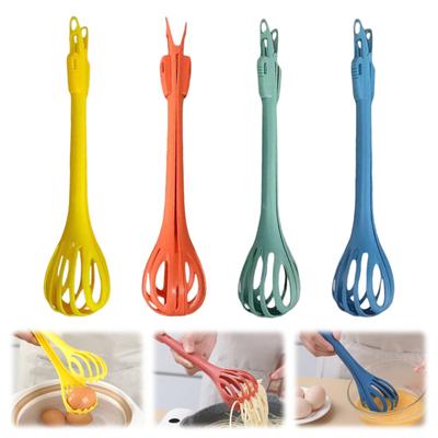 Frullino per le uova, pinza da cucina multifunzionale 3 in 1 per cucinare, mescolare e