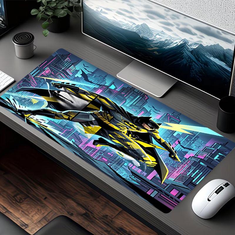 Batman Print Mouse Pad, for Keyboard Pad Laptop PC Mat for Office Home Use, Desk Decor, Perfect Birthday Gift for Gamers
