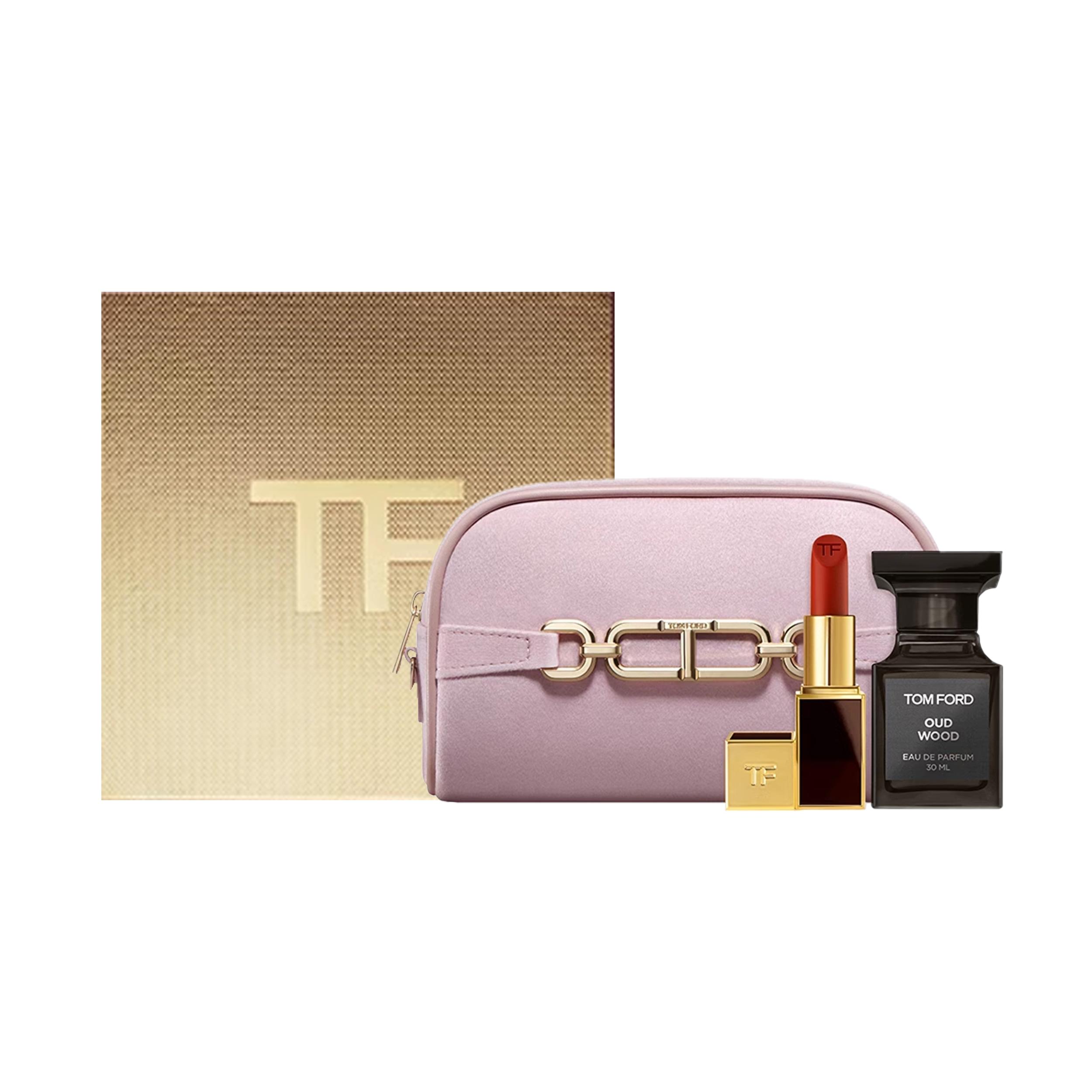 Tom Ford Oud Wood Туалетная вода с помадой Набор парфюмерии 30 мл+3 г 30ml+3g #16