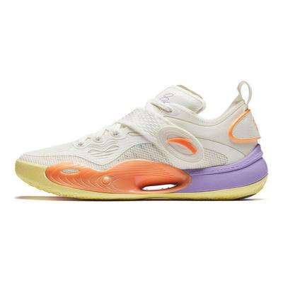 Water Flower 6 Comfortable Non-Slip Low-Top Basketball Shoes Men Sneaker White 112421108-4