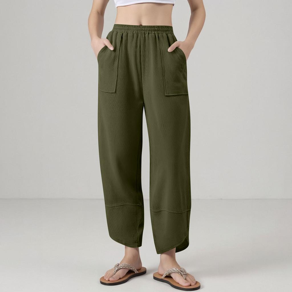 Womens Sweatpants With Pockets Solid Color