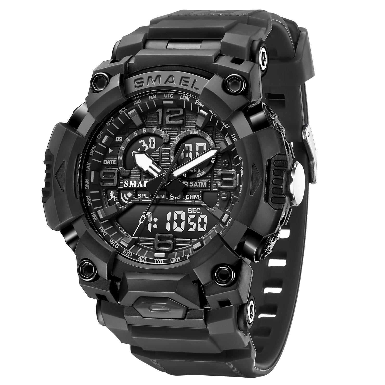 

Brand 8099 Waterproof Dropshipping Watch Alarm Clock night light Young Fashion business Quartz Sport Wristwatches
