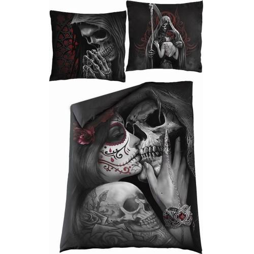 Conjunto de Capa de Edredom Spiral Direct Dead Kiss