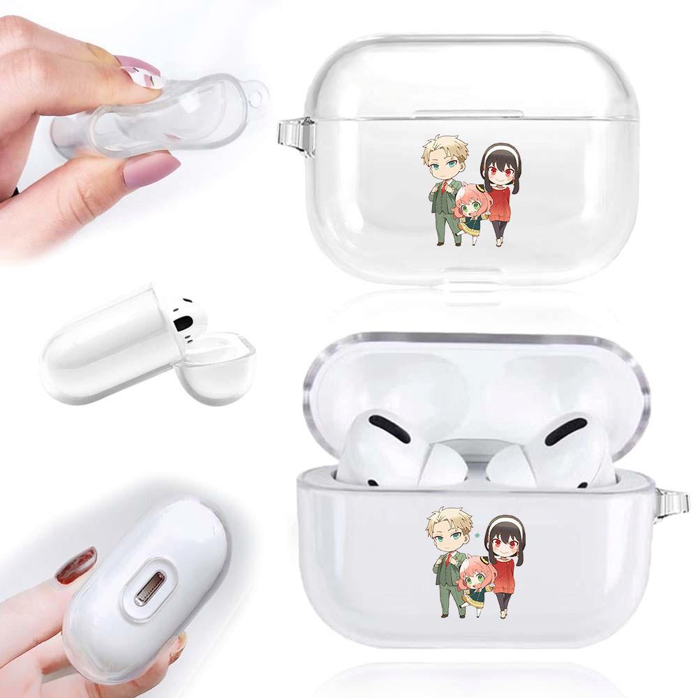 Anime SPY×FAMILY Hülle für Airpods 1 2 3 Pro Airpod Pro 2nd Kawaii Anya Schutzhülle Niedliche Cartoon Box Air Pod Cover Funda