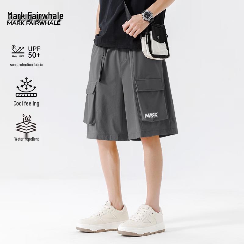 Mark Fairwhale Men's UPF50+ Ice Silk Casual Shorts