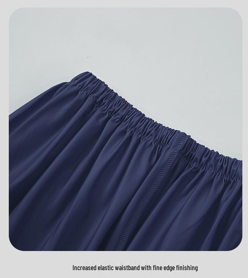 Qianan Reflective Raincoat & Pants Set for Adult Motorcycle and Bicycle Riders