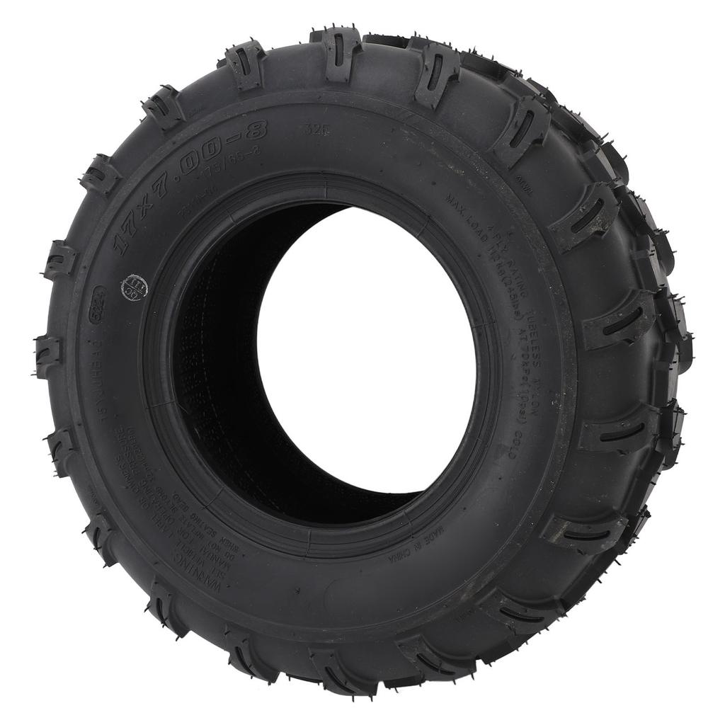 17X7.008 Tubeless Tire Explosion Proof 8 Inch Lawn Mower Vacuum Tyre for ATV Quad Off Road Go Kart