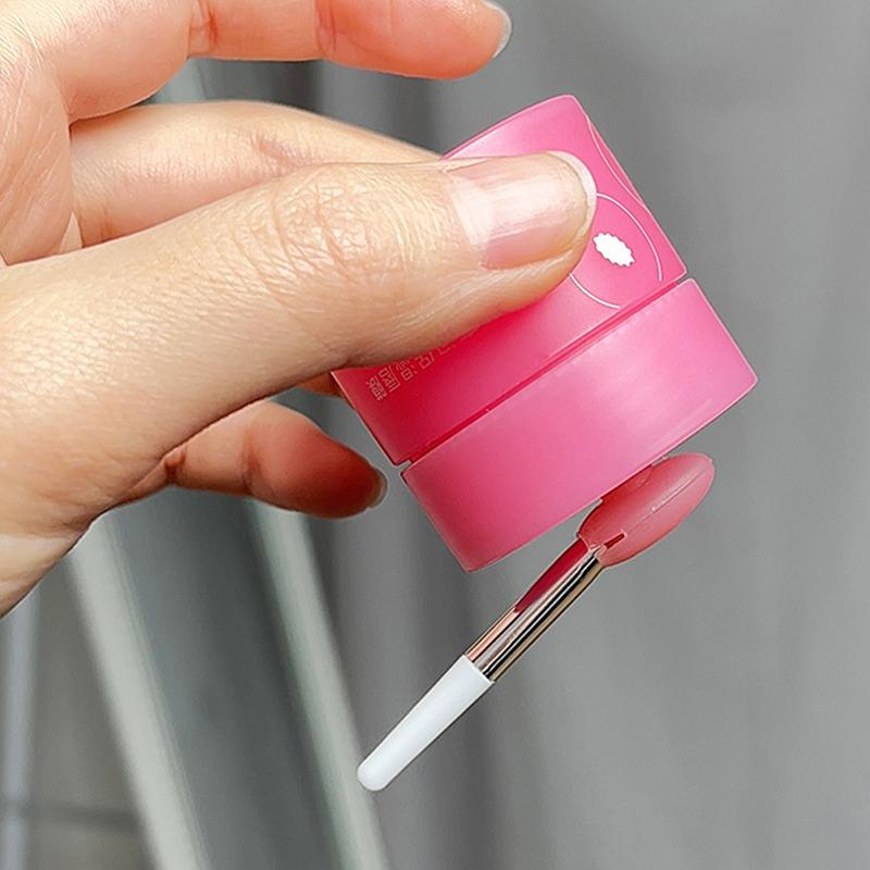 1Pc Silicone Lip Balms Lip Mask Brush With Sucker Dust Cover Lipstick Cosmetic Makeup Brushes Lipstick Brush Storage Box