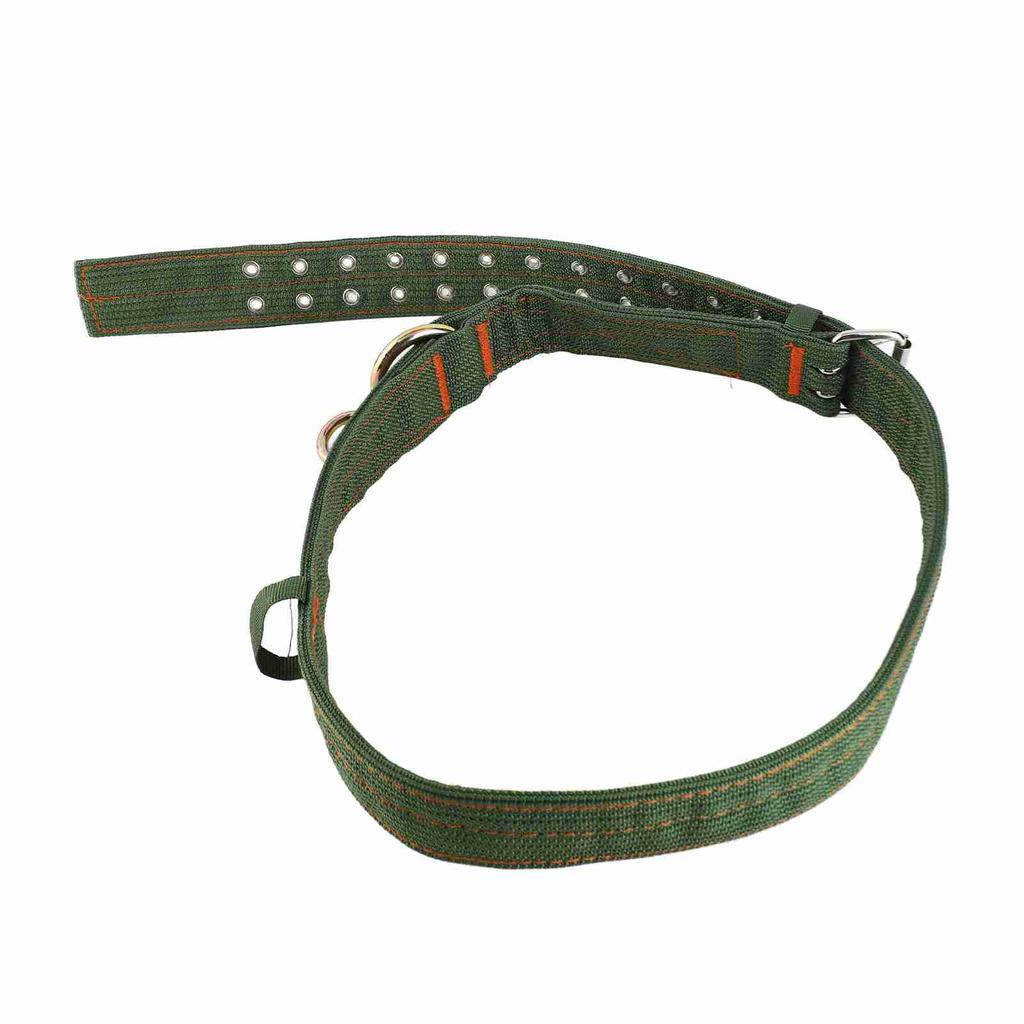 Cow Collar Adjustable 4 Layer Canvas Calf Collar with 2 Rows Metal Buckle for Horse Sheep Cattle