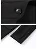 Women's Black Regular Fit Shoulder Suit Jacket - Autumn/Winter Loose Casual Korean Style with High-End Feel