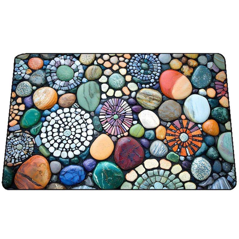 Optical Illusion Door Mat Flat Welcome Doormat Suitable for Indoor and Outdoor Use, Perfect for Front Doors, Entryways, Bedroom