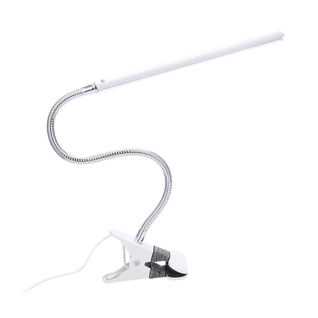 Flexible Reading LED Desk Lamp Metal Hose Lamp with Clip USB Interface Table Lamp