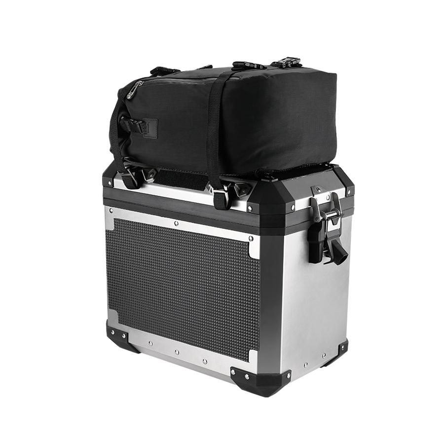 20L Waterproof Motorcycle Bike Rear Seat Tail Bag Luggage Storage Backpack Black