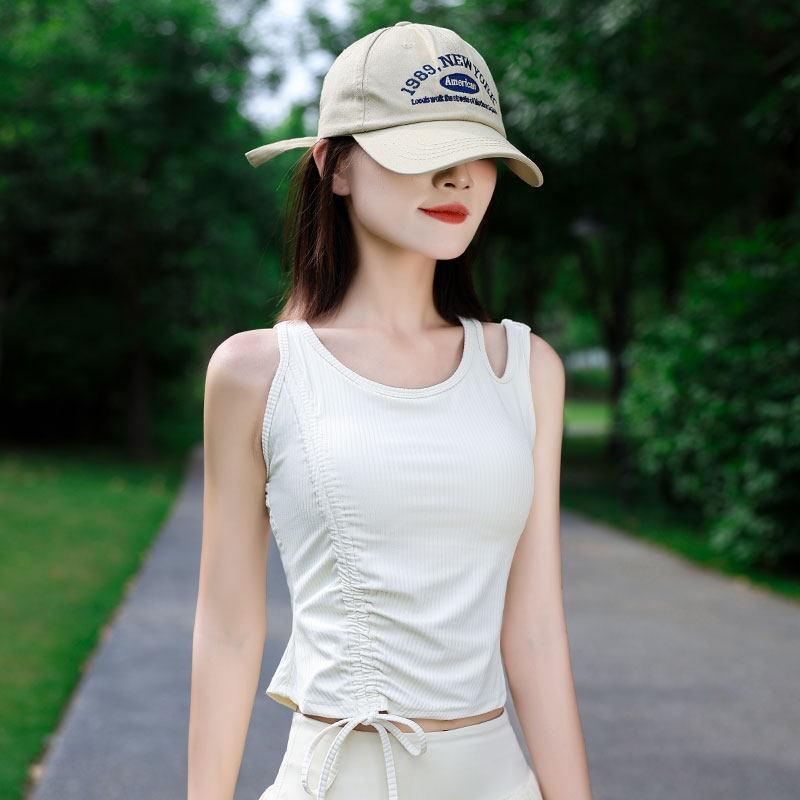 Womens Sports Skirt Top Set Badminton Tennis Running Quick Dry Pleated