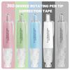 Morandi Multicolor Replaceable Core Correction Tape - Stylish Press-to-Use with Suction Card Packaging, Portable and Convenient.