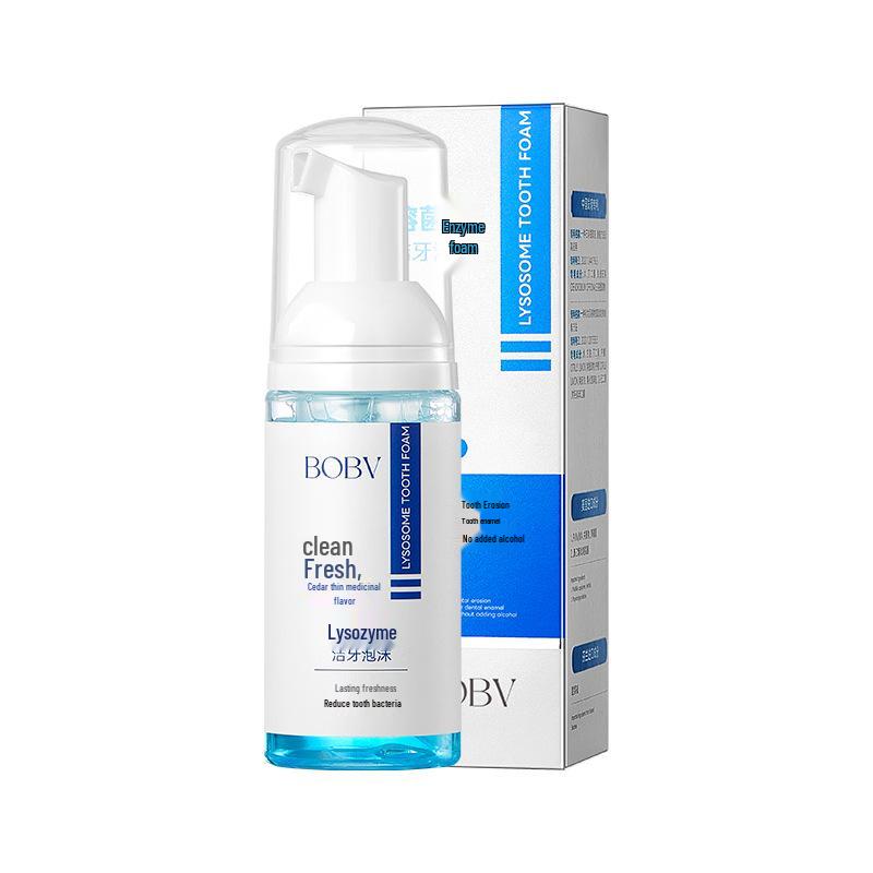 BOBV Lysozyme Teeth Cleaning Foam – Fresh Breath, Long-Lasting Deep Clean, Removes Odor, Cares for Gums, Toothpaste.