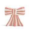 Ceramic Gift Ins Candle Cup Ambience Bow Shaped Design Unique Handicrafts Ornaments Stripe Pattern Decorative 3 Colors