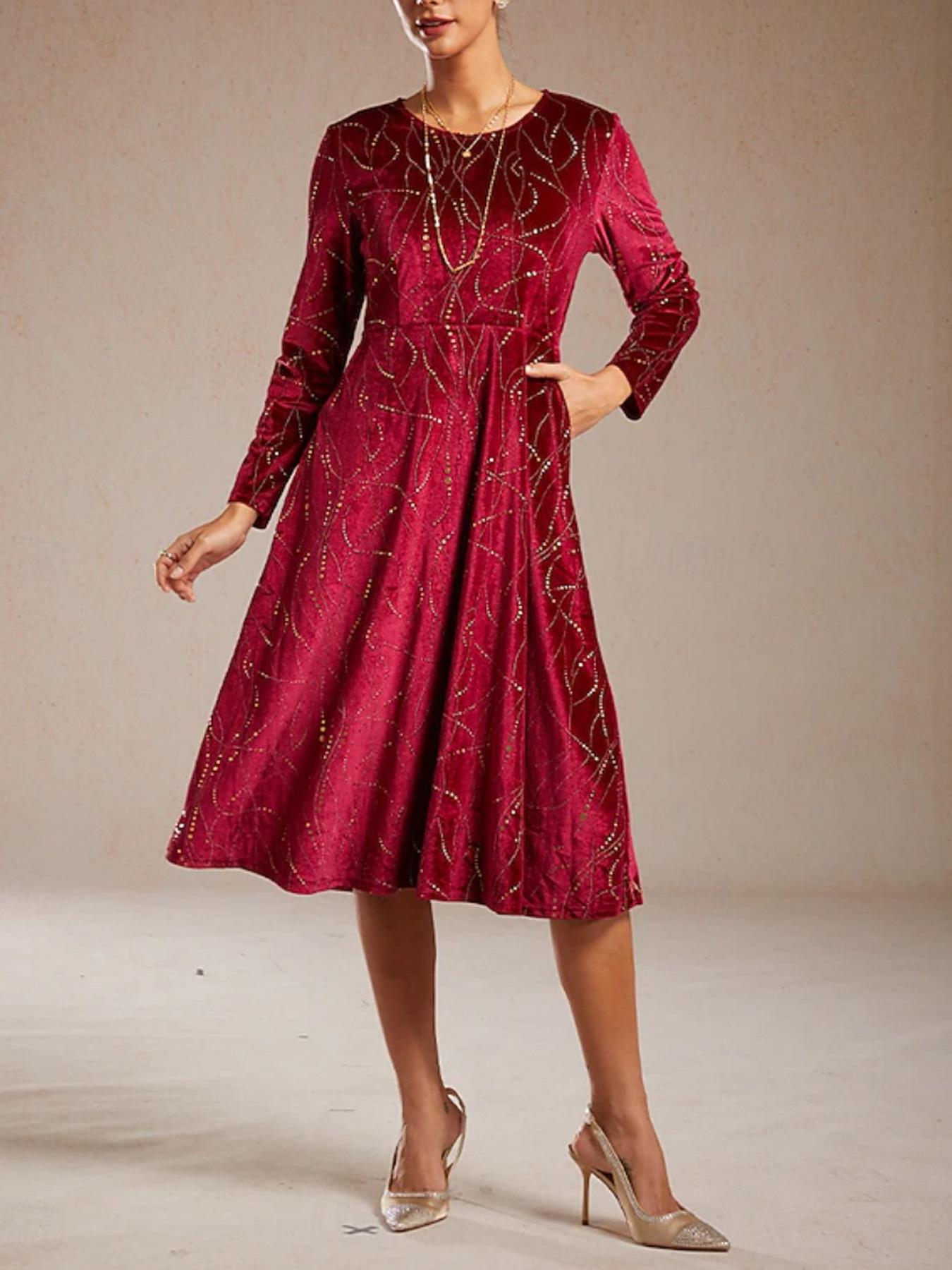 Luxury Plus Size Women s Elegant High-End Fashion Dress 3XL