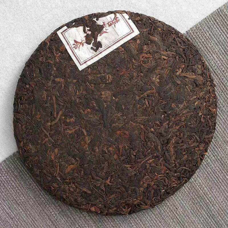 357g Yunnan Cooked Puerh Tea Top Old Tree Pu-erh Ripe Tea Cake Natural Pu'er Tea