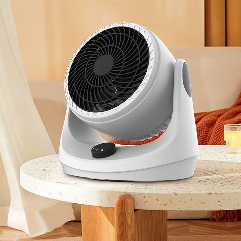 Big White Oscillating Desktop Space Heater