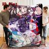 HoloLive & NIJISANJI 2D Flat Pattern Flannel Blanket High quality All Seasons Warmth and Comfort Perfect for Christmas Gifts.DMT0925263