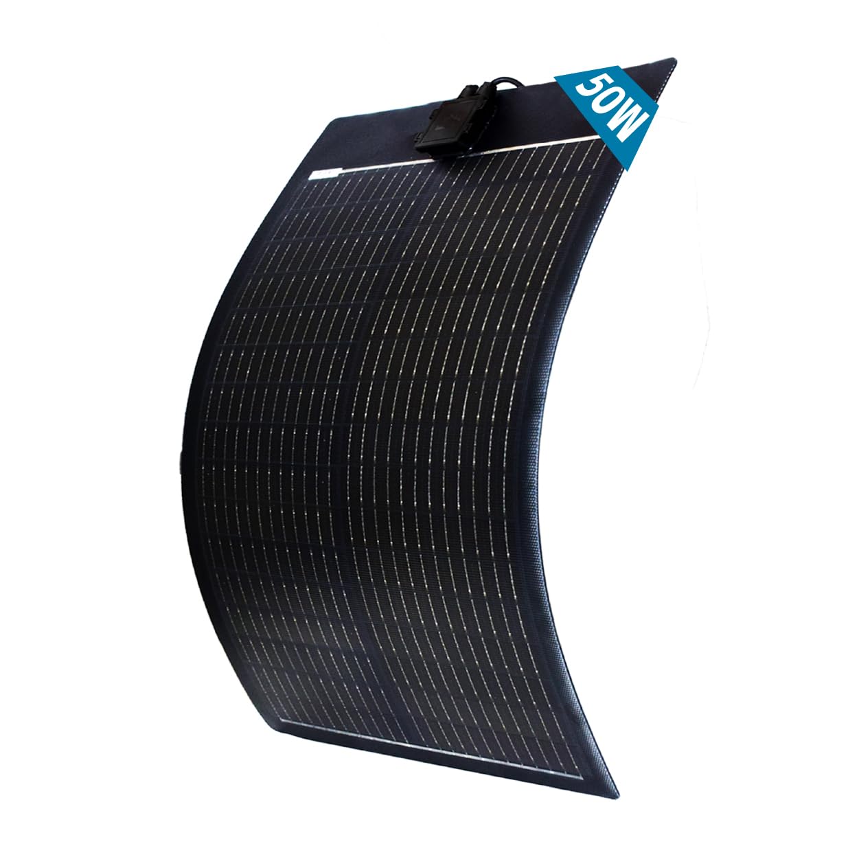 

CLEZEED 50 Вт Гибкая солнечная черная монокристаллическая солнечная панель N50WFLB, Ориентированная на дизайн, Материал, Высокоэффективная панель,