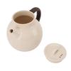 Ceramic Tea Pot 800ML Heatproof Blooming Loose Leaf Teapot for Induction Cookers Gas Stove Boiling