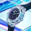 FAIRWHALE New Sports Waterproof Luminous Mens Mechanical Watches Top Brand Rubber Watchband Watch For Men Automatic Wristwatch