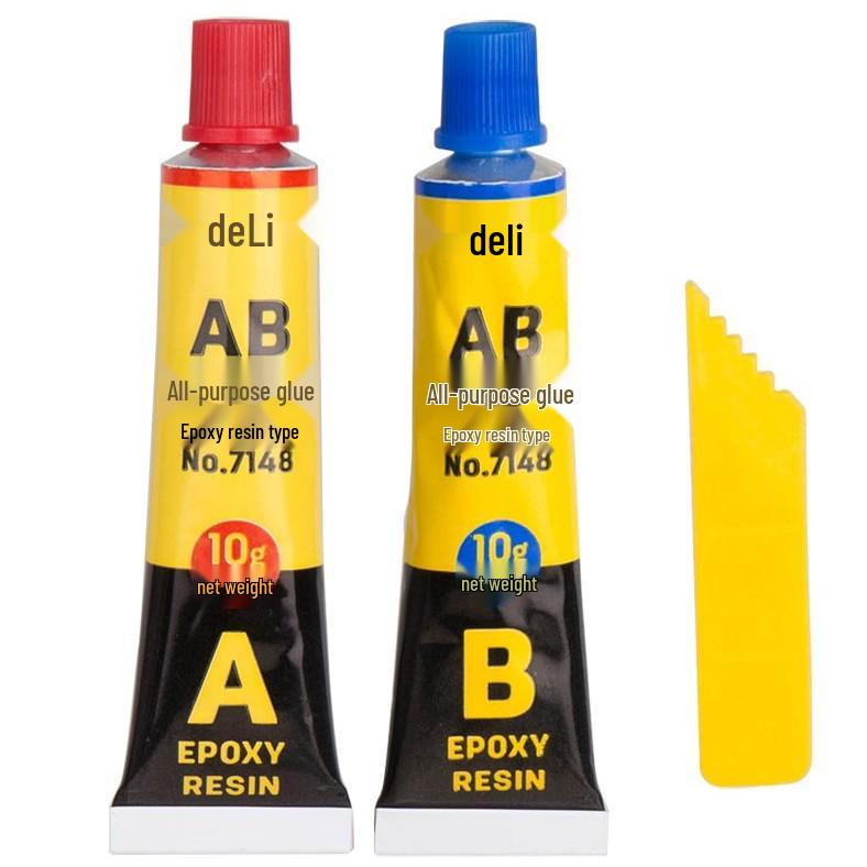 7148 Deli Transparent Epoxy Resin Strong Glue for Glass, Metal, and Plastic