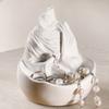 Bathroom Countertop Organizer Resin Woman Statue Jewelry Holder Bowl, Small Trinket Tray, Decorative Accessory Storage Ring Dish for Rings, Earrings,