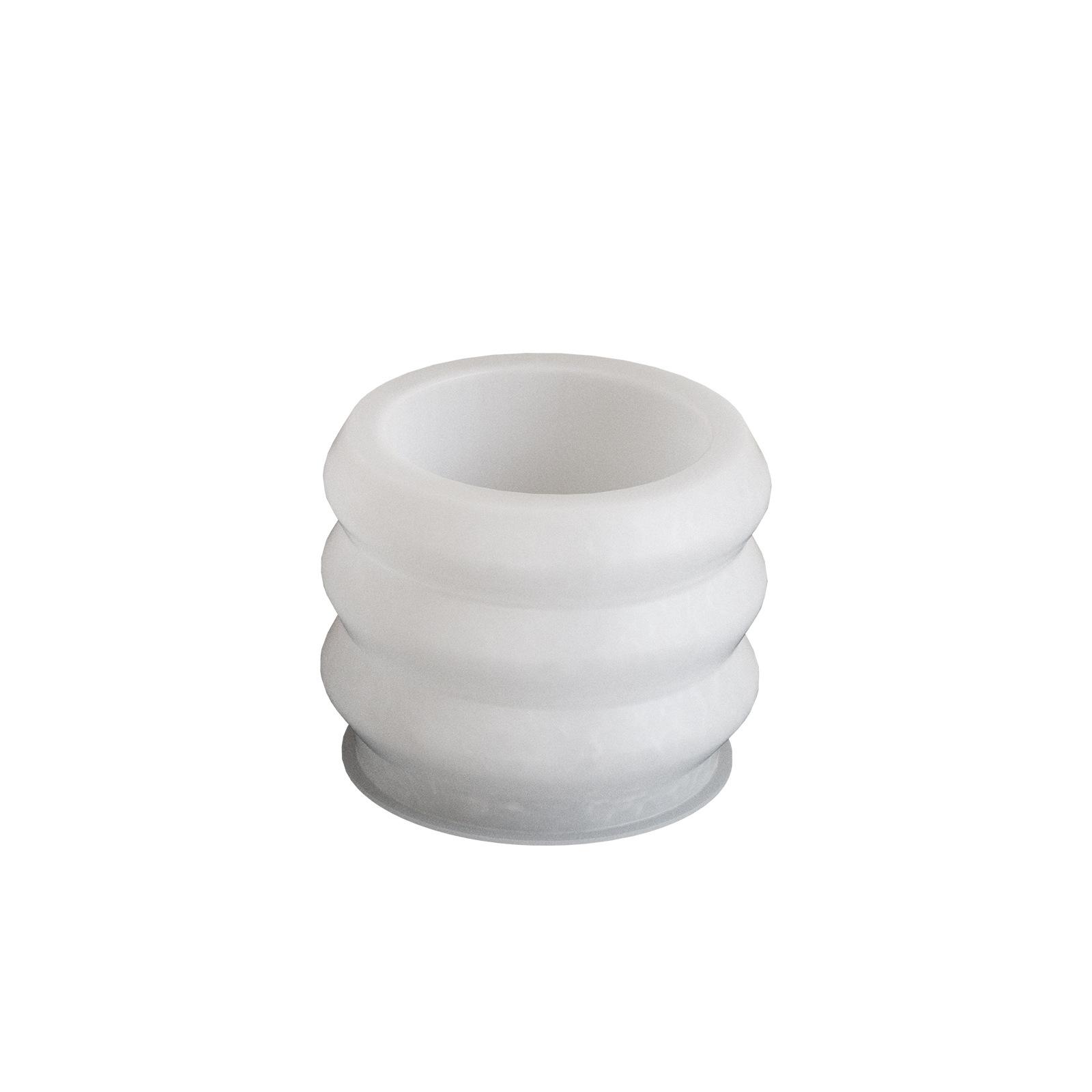 

Круглая коробка для хранения с каменным узором, узор «Космическая луна», стакан для свечи, ароматическая гипсовая банка, силиконовая форма, форма для свечи, белая Pack of 1