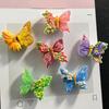 6Pcs Resin Butterfly Refrigerator Magnet 3D Flower Butterfly Fridge Magnet Home Kitchen Office Whiteboard Locker Magnetic