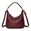 Women PU Leather Hobo Shoulder Bag Adjustable Crossbody Strap Soft Casual Handbag Large Capacity Daily Shopping Work Fashion Ladies Sling Bags