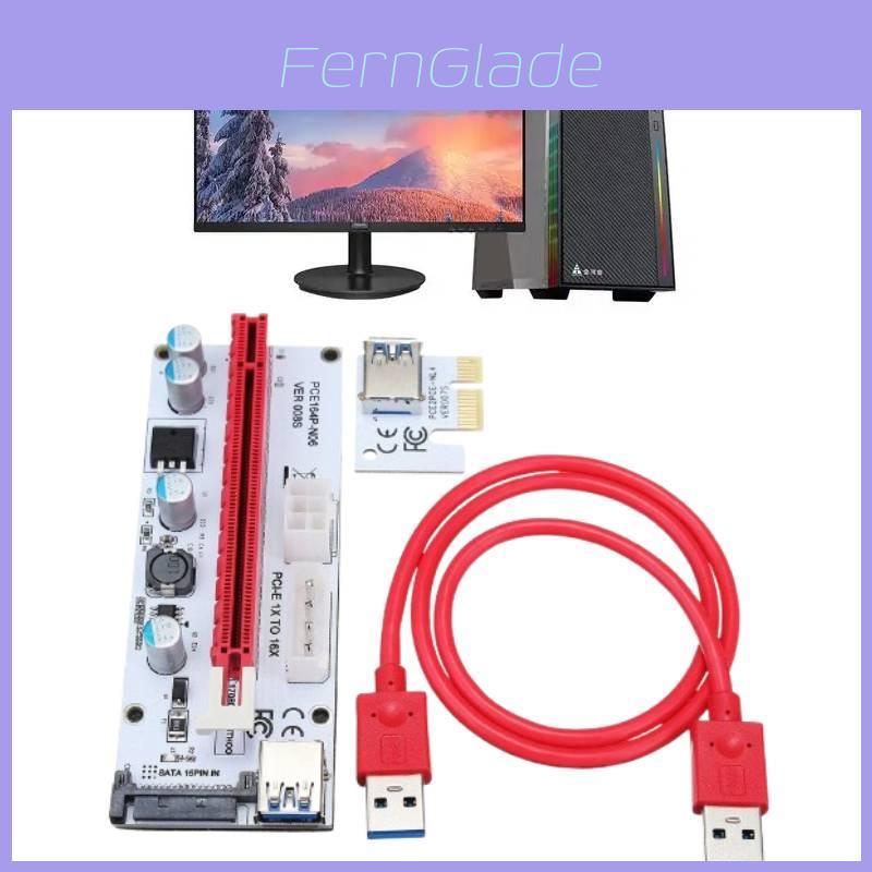 Pcie Pci-e Express 1x To 16x Gpu Extender Riser Card Adapter Btc Eth